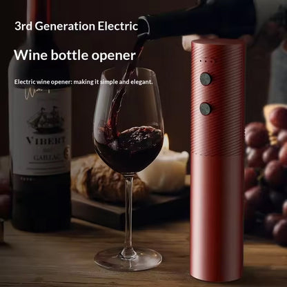 Electric Wine Bottle Opener – Rechargeable Corkscrew