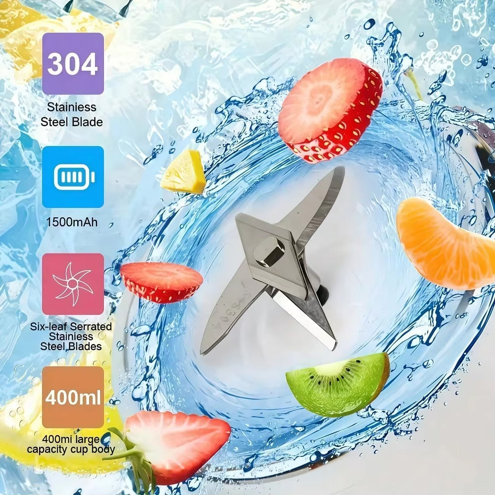 Portable Juicer Cup with Travel Cup