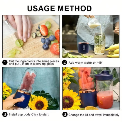 Portable Juicer Cup with Travel Cup